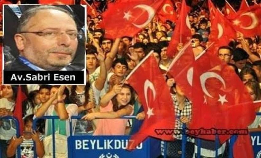 AK Parti Beylikdüzü Türk bayrağı ve Atatürk resimleri kaldırılsın