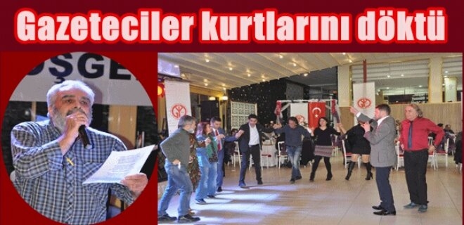 Gazeteciler kurtlarını döktü