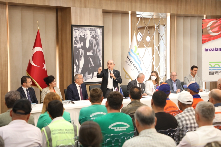 Büyükçekmece Belediyesi’nde toplu iş sözleşmesi sevinci