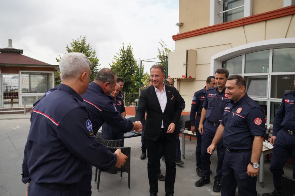 BAŞKAN ÇALIK İTFAİYE HAFTASI’NI KUTLADI