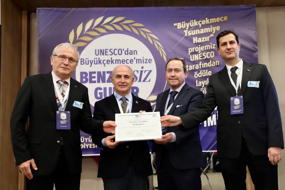 UNESCO’dan Büyükçekmece’ye “Tsunami Hazır Kent” Sertifikası   