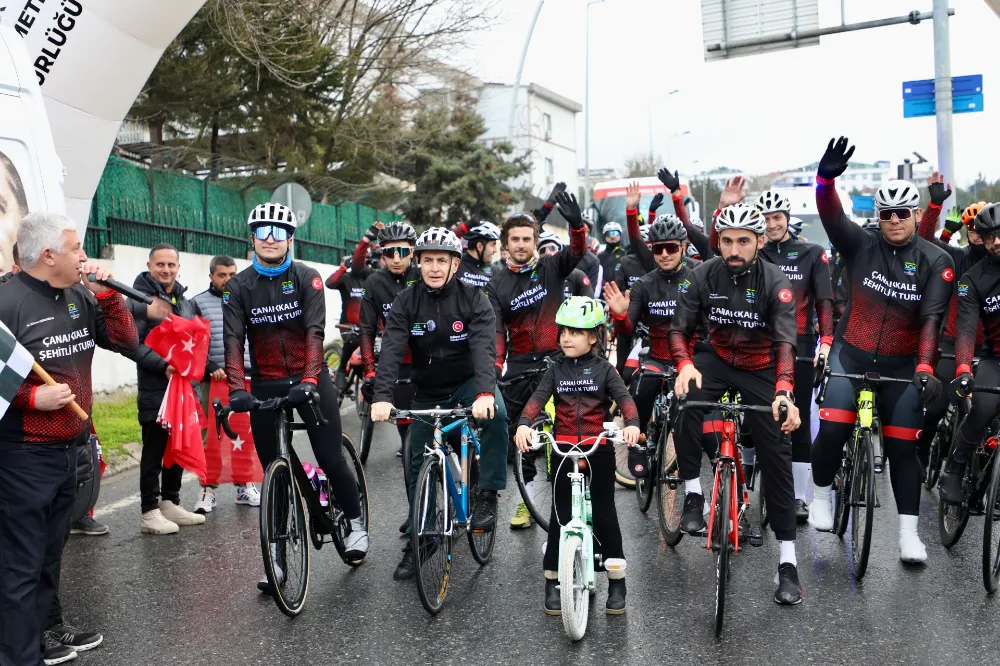 Çanakkale şehitleri anısına 300 kilometre pedal çevirecekler