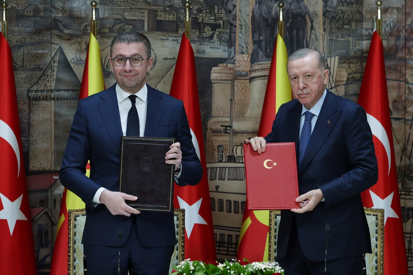 Cumhurbaşkanı Erdoğan: Kuzey Makedonya ile ilişkiler Taşköprü kadar sağlam