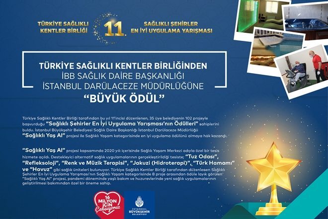 İBB Darülaceze Müdürlüğü`ne Ödül