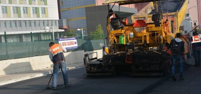 Beykent Sanayi Sitesi`nin Yolları Yenileniyor
