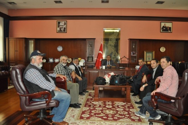 Yerel Basından  Kaymakam Demirkol`a Ziyaret 