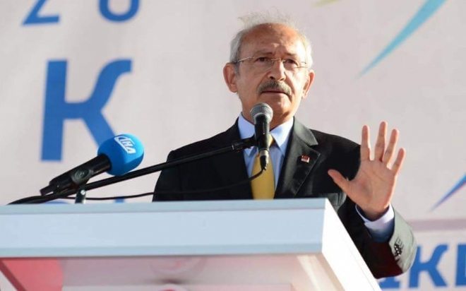 KILIÇDAROĞLU BEYLİKDÜZÜ`NDE TEMEL ATMA TÖRENİNDE KONUŞTU