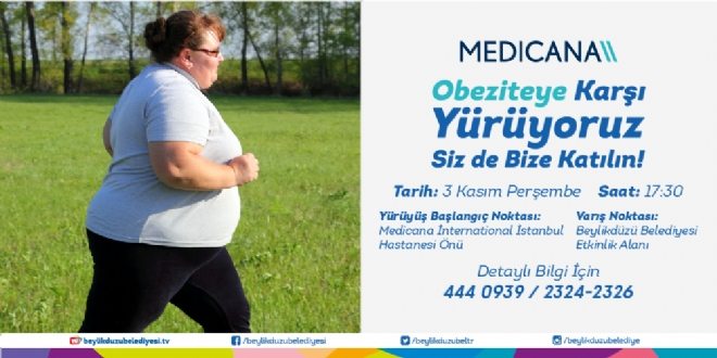 BEYLİKDÜZÜ OBEZİTE İÇİN YÜRÜYECEK