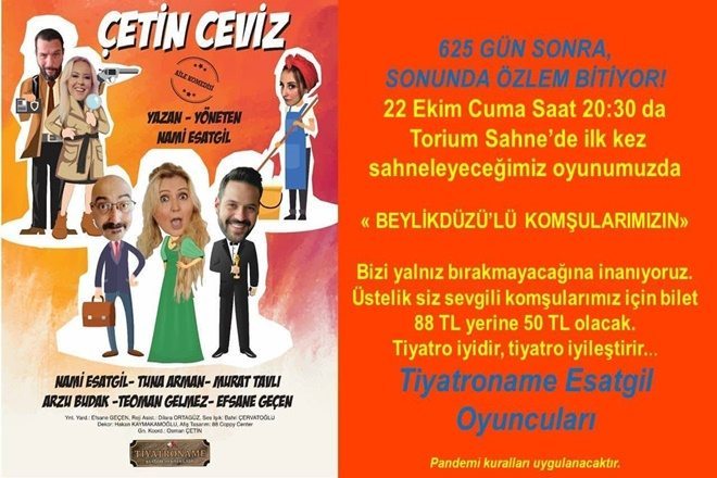 Çetin Ceviz Tiyatroseverlerle Buluşuyor 