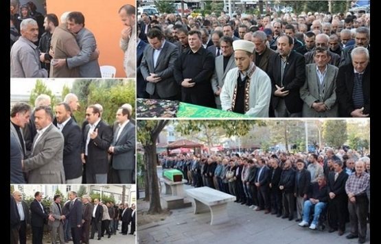 GAZETECİ YILMAZ BİRİNCİ ANNESİNİ SON YOLCULUĞA UĞURLADI