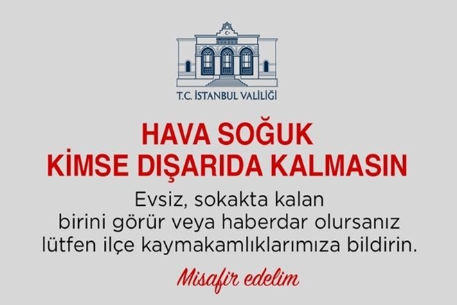  Hava Soğuk Kimse Dışarıda Kalmasın