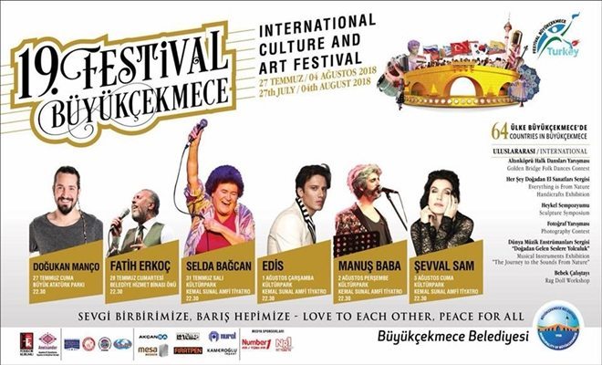 64 Ülke Büyükçekmece Festivali`nde Buluşacak