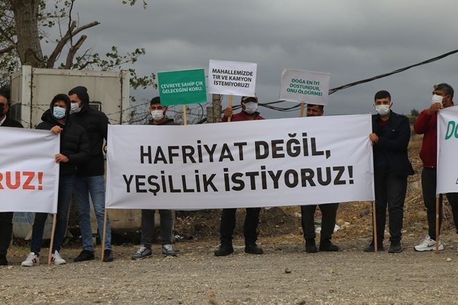 Kaçak Yapılmak İstenen Depo Önünde Protesto Eylem