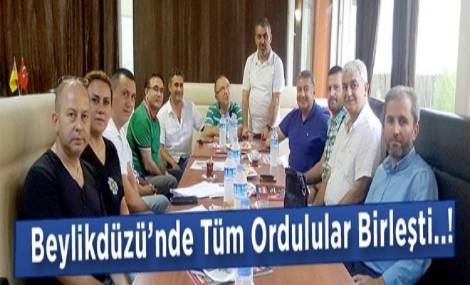 Tüm Ordulular Derneği`nde Herşey Hazır