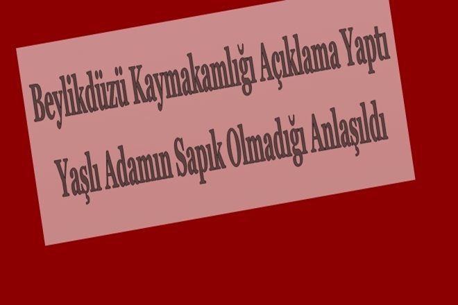 Yaşlı Adamın Sapık Olmadığı Anlaşıldı