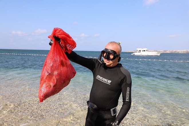 Sahil Temiz Çıkınca Balık Adamlar Mutlu Oldu 