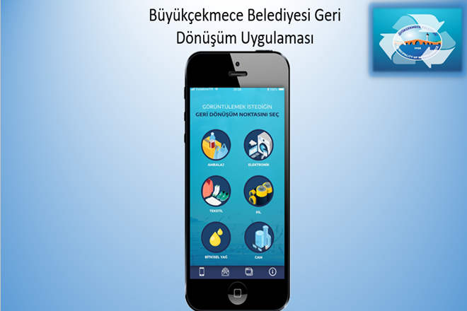 Büyükçekmece`de Geri Dönüşüm Mobil Uygulama İle