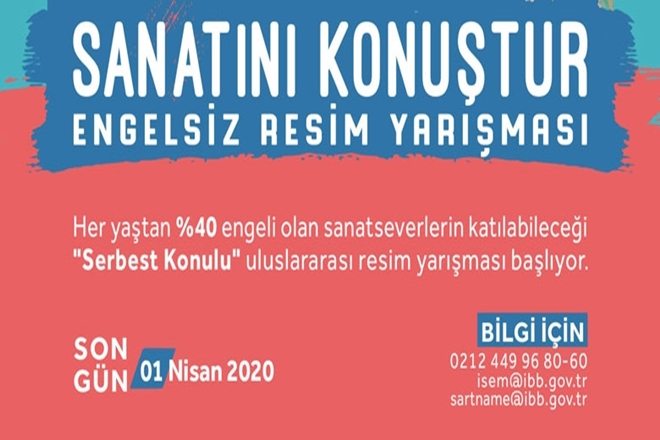 İBB Sanatını Konuştur Yarışması Düzenliyor