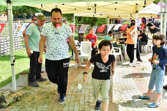 BABA ÇOCUK KAMPI RENKLİ GÖRÜNTÜLERE SAHNE OLDU