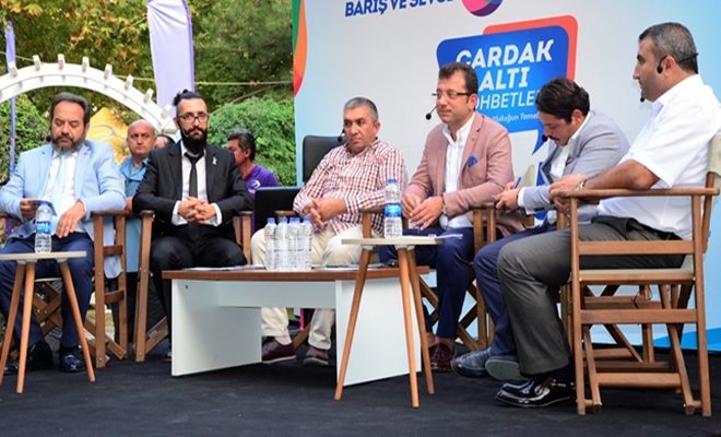 Beylikdüzü`ndeki Parti Başkanları Çardak Altında Buluştu