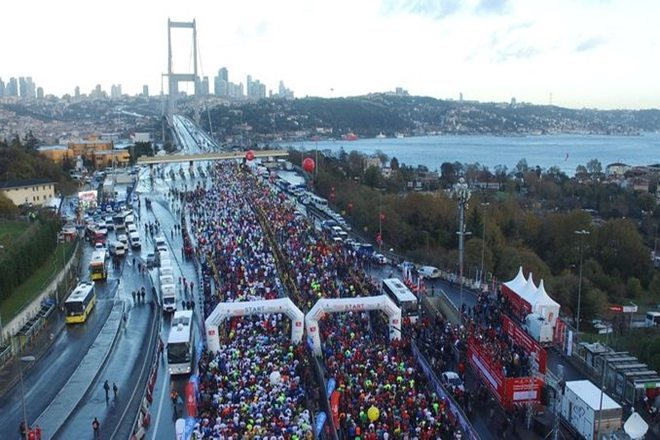 TRAFİĞE İSTANBUL MARATONU DÜZENLEMESİ