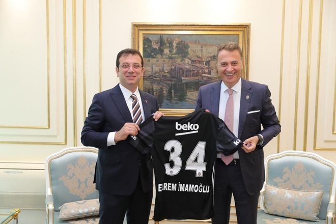 BJK Yönetimi İmamoğlu`nu Ziyaret Etti